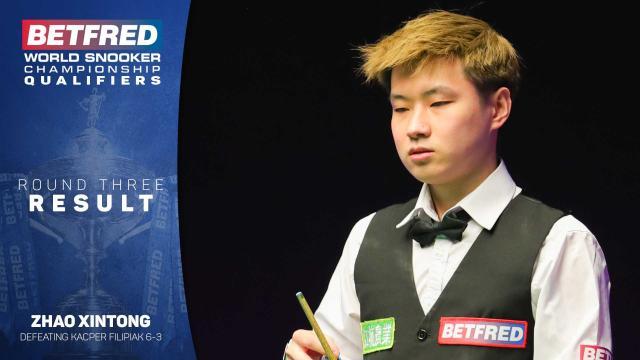 开云-世锦赛资格赛白朗宁三连胜晋级 赵心童肖国栋过关